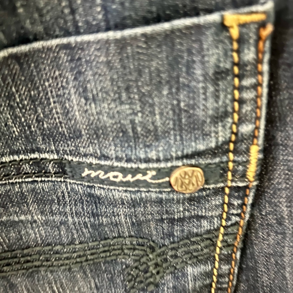 Mavi Blue Denim Men’s 32/32 Jeans with Detailed Accents Zach Straight Leg - Picture 9 of 9